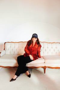 Couch Caviar™ Navy Baseball Hat