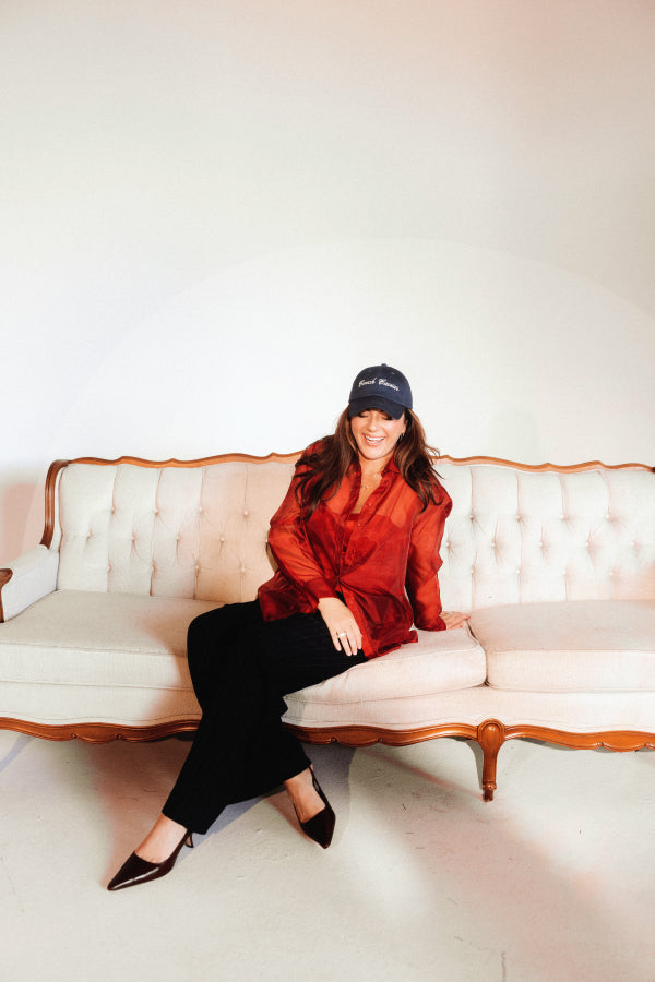 Couch Caviar™ Navy Baseball Hat