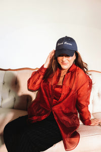 Couch Caviar™ Navy Baseball Hat
