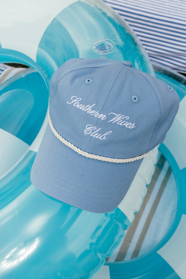 Southern Wives Club Blue Baseball Signature Hat